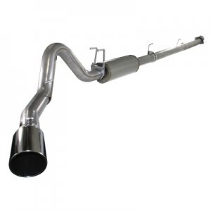 aFe 49-43034 2011-2014 Ford Powerstroke 6.7L MACH Force XP 4\" Flange-Back Stainless Steel Exhaust