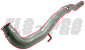 Flo Pro SS862 2011-2015 GM Duramax 6.6L LML 4\" CAT & DPF Delete Pipe Stainless