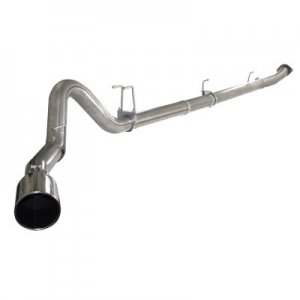 aFe 49-43035 2011-2014 Ford Powerstroke 6.7L MACH Force XP 4\" Flange-Back Stainless Steel Exhaust