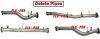 Flo Pro 48223 2007.5-2010 GM Duramax 6.6L LMM 4" DPF Delete Extended Cab/Short Bed No Bungs Stainless