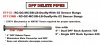 Flo Pro 57113 2007-2012 Dodge Cummins 6.7L 4" DPF Delete Pipe w/Bungs Stainless