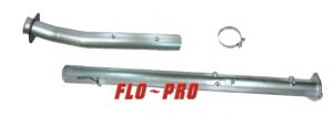 Flo Pro SS857NB 2011-2016 Ford Powerstroke 6.7 L Cat & DPF Delete Stainless Steel