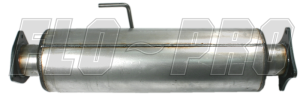 Flo Pro 21123 2011-2012 Dodge Cummins 6.7L Cab & Chassis 4\" Cat & DPF Delete Pipe With Muffler